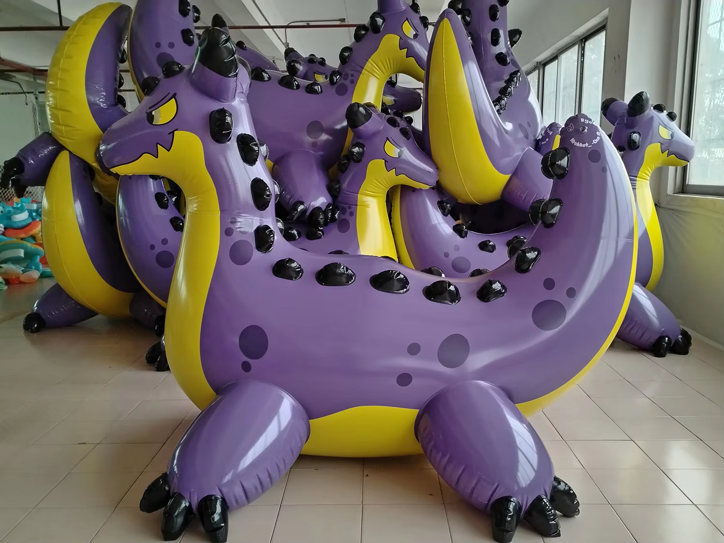 Nessie the inflatable loch ness monster