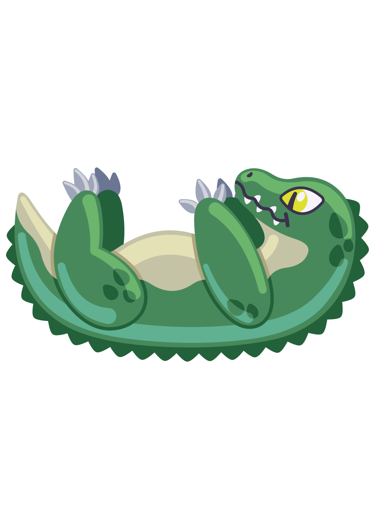 Laying Gator