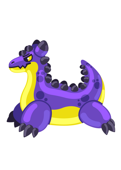 Nessie the inflatable loch ness monster